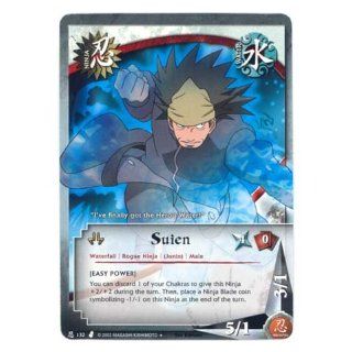  Naruto TCG Curse of the Sand N 132 Suien Uncommon Card Toys & Games