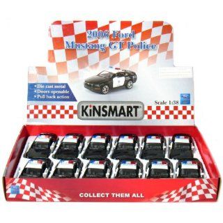 12 pcs in Box: 5 2006 Ford Mustang GT Police 1:38 Scale