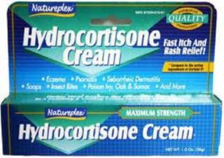 Hydrocortisone Cream Aloe Vera Itch Rash Relief Natureplex 1 oz 28g
