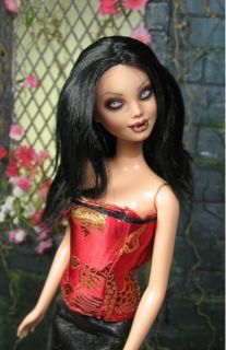 OOAK Repaint Barbie Snow White Vampire by Nickii Rose