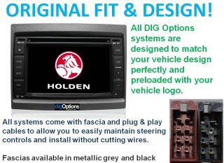 Dig Options GPS Holden Car Player Navigation Commodore VY VZ DVD