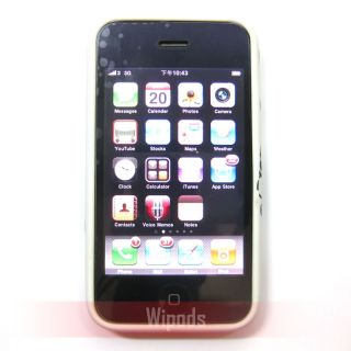 Red Heart Bubbles Silicone Soft Case Cover Skin for Apple iPhone 3GS