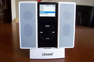ISOUND Apple iPod Nano Speaker System Mini Miniature Speaker System