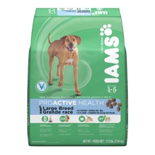 Iams ProActive Health Adult Large Breed Dry Dog Food (17.5 lb bag