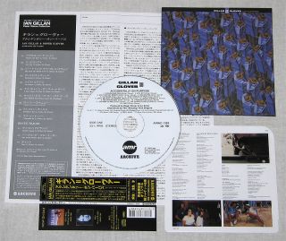 Ian Gillan Glover Accidentally on Purpose CD Mini LP OBI