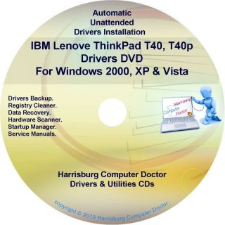 IBM Lenovo ThinkPad T40 T40p Drivers Disc CD DVD