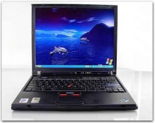 IBM Lenovo ThinkPad T43 Laptop 1GBRAM DDR 40GB Intel Pro WiFi T60 T61