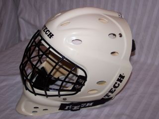 Itech Profile 1000 Senior Ice Hockey Goalie Helmet Mask Guard White