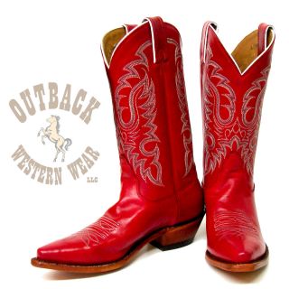 Nocona Ladies Red Soft Ice Legacy Boots LD2736