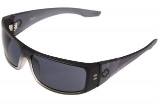 Mens Spy Optic Black Ice Grey Cooper XL Sunglasses New in Box