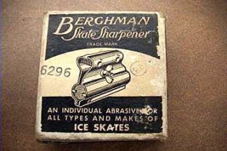 Old Berghman Ice Skate Sharpeners in Original Box A 10