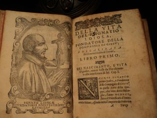 1587 Life of Saint Ignatius of Loyola / Spanish Pedro de Ribadeneira