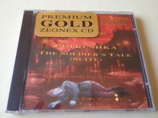 Igor Stravinsky Petrushka The Soldiers Tale Clarity 24K Gold CD Disc