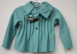 IL Gufo Turquoise Jacket for Girls Size 4 8