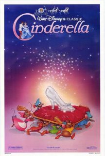 Cinderella 1950 27 x 40 Movie Poster Ilene Woods Style B
