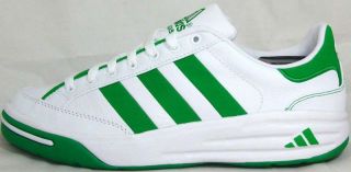 Adidas Mens Sz 9 5 Nastase Millenium White Green Tennis Casual Shoe