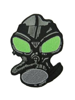 V3 Ill Gear Gas Mask Velcro Patch Survival Tactical Zombie CBD