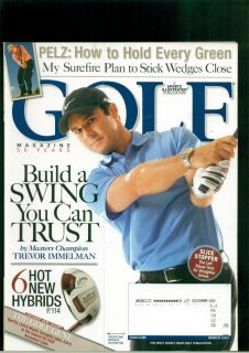 Golf Magazine March 2009 Trevor Immelman Build A Swing