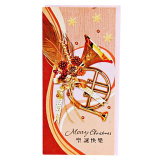 USD $ 8.59   10 Pack Christmas Ornament Pattern Christmas Greeting