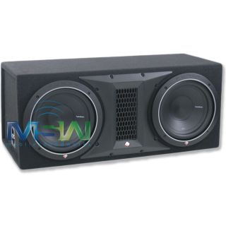 Rockford Fosgate® P1 2x12 Dual P1 12 Enclosed Punch Car Audio Sub