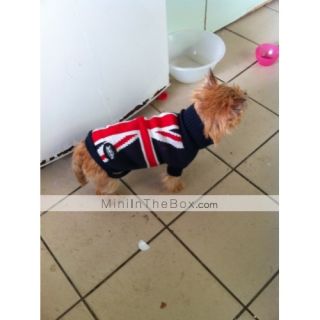 USD $ 13.59   United Kingdom Flag Style Sweater for Dogs (XS XL, Blue