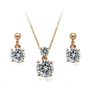 USD $ 13.79   Top Luxury Zircon Jewelry Set,