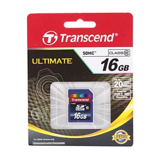 USD $ 24.19   16GB Transcend SDHC Memory Card (Class 10),