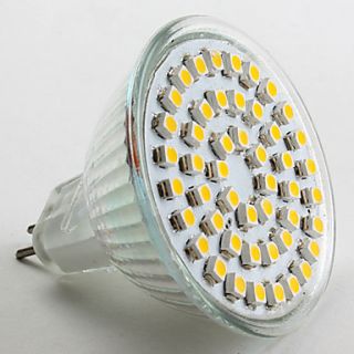 EUR € 3.67   Lampada 48 LED,luce bianca/calda 120 150LM MR16 3528