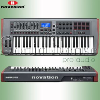 Novation Impulse 49 Key MIDI Controller Keyboard 8 Drum Pads IMPULSE49