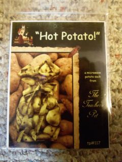 The Teachers Pet Hot Potato Microwave Potato Sack Pattern Cute Easy