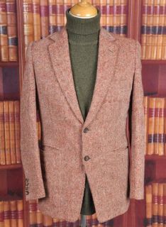 Outstanding Bespoke Tommy Nutter Savile Row Irish Tweed Jacket 36