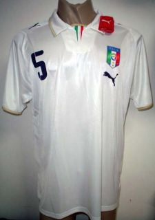 2008 2009 Italia Italy Away Soccer Jersey Cannavaro 5