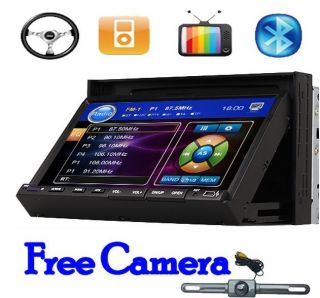 No GPS 7 in Dash Touch Screen Car Stereo DVD CD VCD MP3 Player Radio