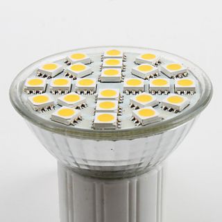e14 5050 SMD 24 lâmpada LED branco quente 130 150lm luz (230v, 3 3.5W