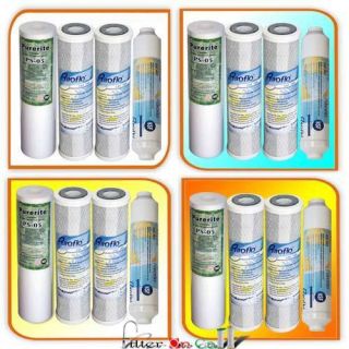  Osmosis Sediment Carbon GAC Inline Water Filter Value Pack