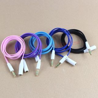  Female M F Plug Jack Stereo Headphone Audio Extension Cable New