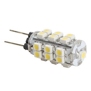 g4 25x3528 1.5W SMD luce bianca calda lampadina a led per auto (12v, 2