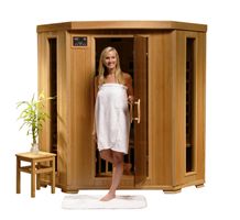  Once assembled the Santa Fe sauna measures approximately 55x55x75