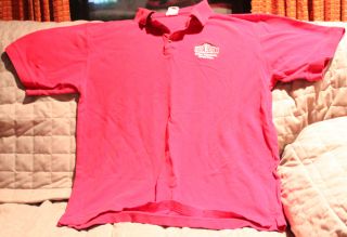 Papa Johns Pizza Red Polo Style Work Shirt XL