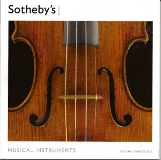Sothebys Violin Bows Musical Instruments Amati Vuillaume Auction