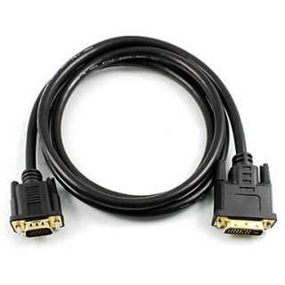 USD $ 18.49   DVI 24+5 Male to VGA Male Cable (1.5 m),