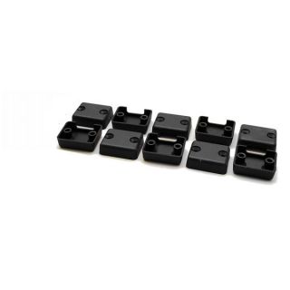 Standard 1 1 2 x 1 1 4 inch Wire Cable Covers Set of 10