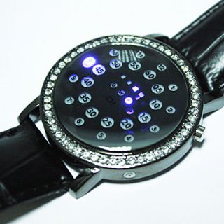 EUR € 17.65   31 elegante LED blu orologio da polso luce cifre