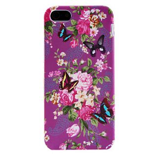 USD $ 4.29   Peony and Butterfly Pattern Soft TPU Case for iPhone 5