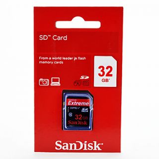 EUR € 43.60   32 Go SanDisk Extreme SDHC Class 10 Flash Memory