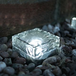 USD $ 32.29   Solar Cubic Brick Ice Cube Path Light Crystal Garden