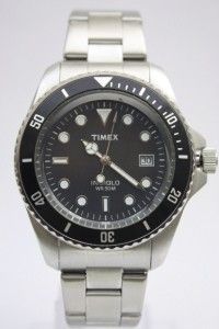 New Timex Men Classic Dress Steel Date Indiglo Watch T29781A