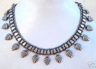 Traditional Design Solid Silver Necklace Chain Rajasthan India