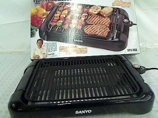 Sanyo HPS SG3 200 Square inch Electric Indoor Barbeque Grill Black