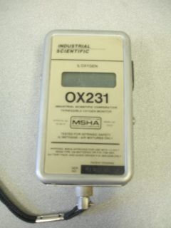 Industrial Scientific OX231 Permissible Oxygen Monitor